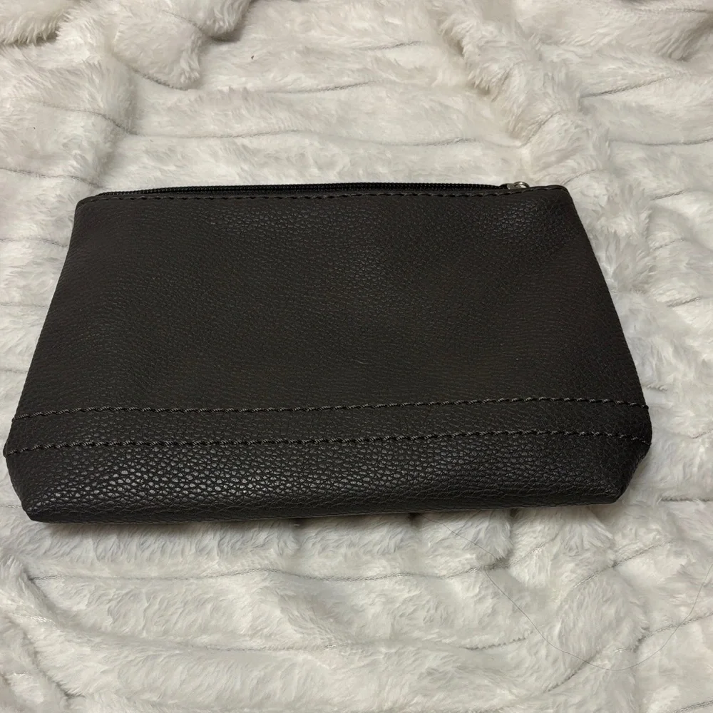 Neiman Marcus Grey Clutch EUC